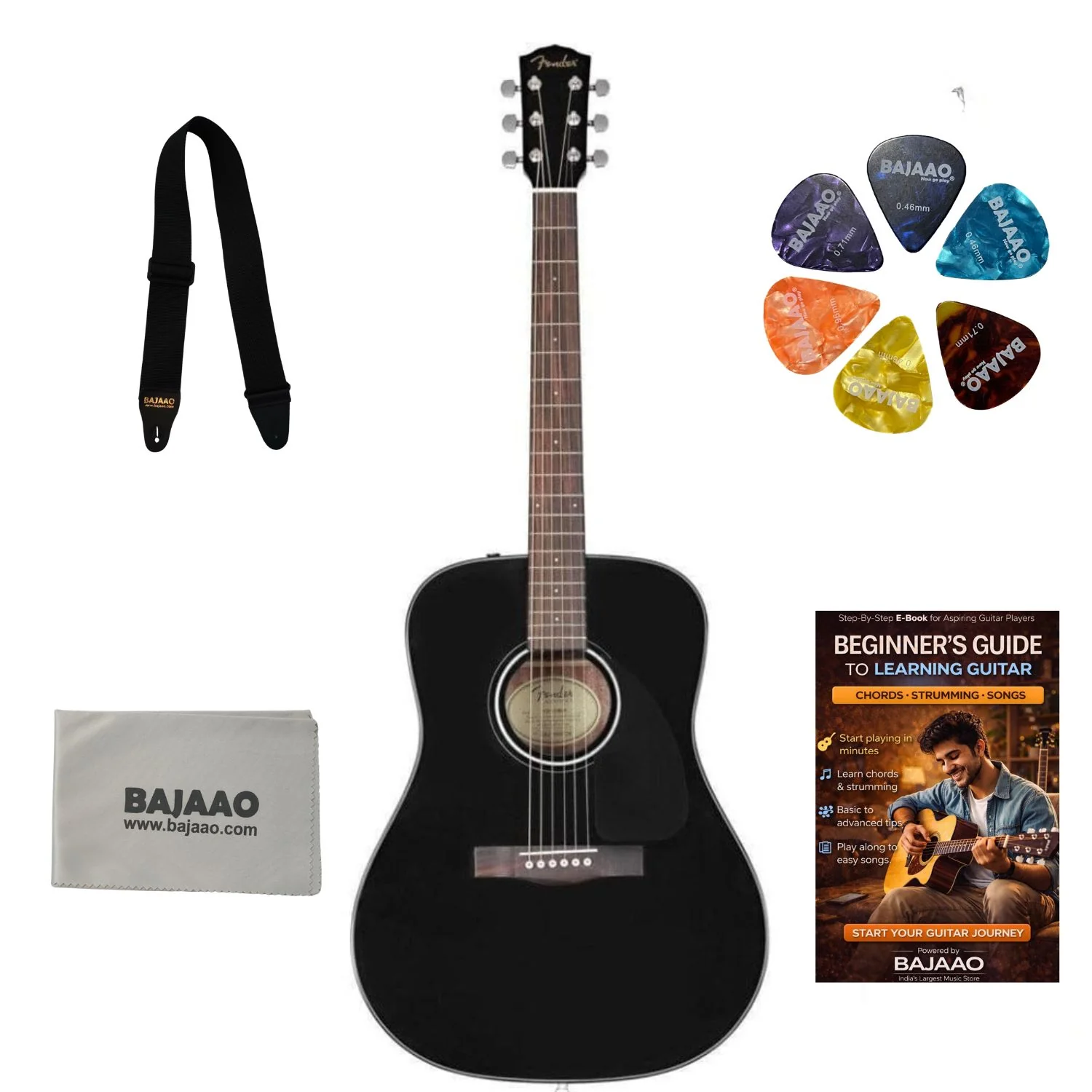 Fender CD-60 Dread V3 DS 6 String Acoustic Guitar - Image 21