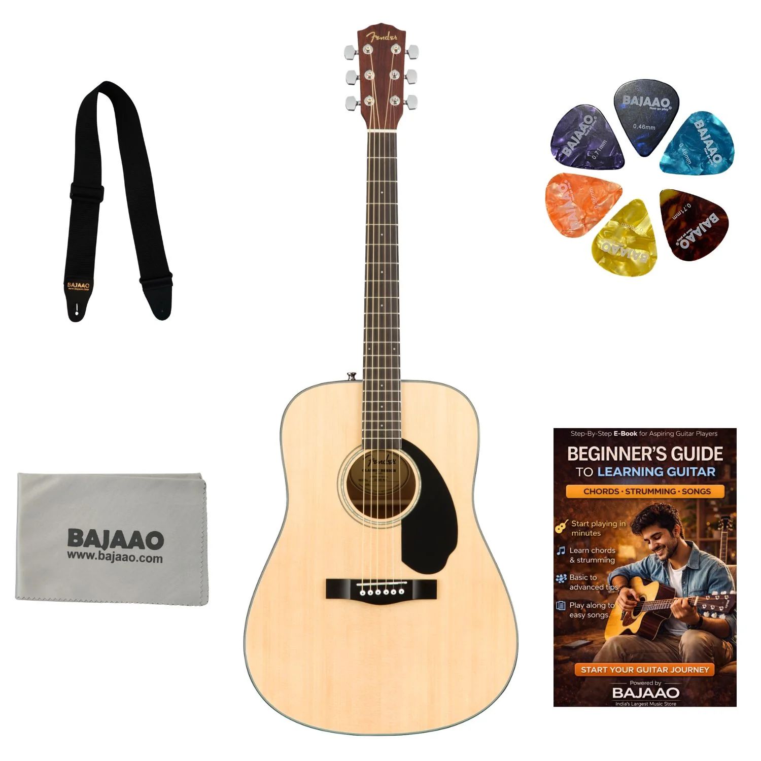 Fender CD-60S Dreadnought Acoustic Guitar - Image 30