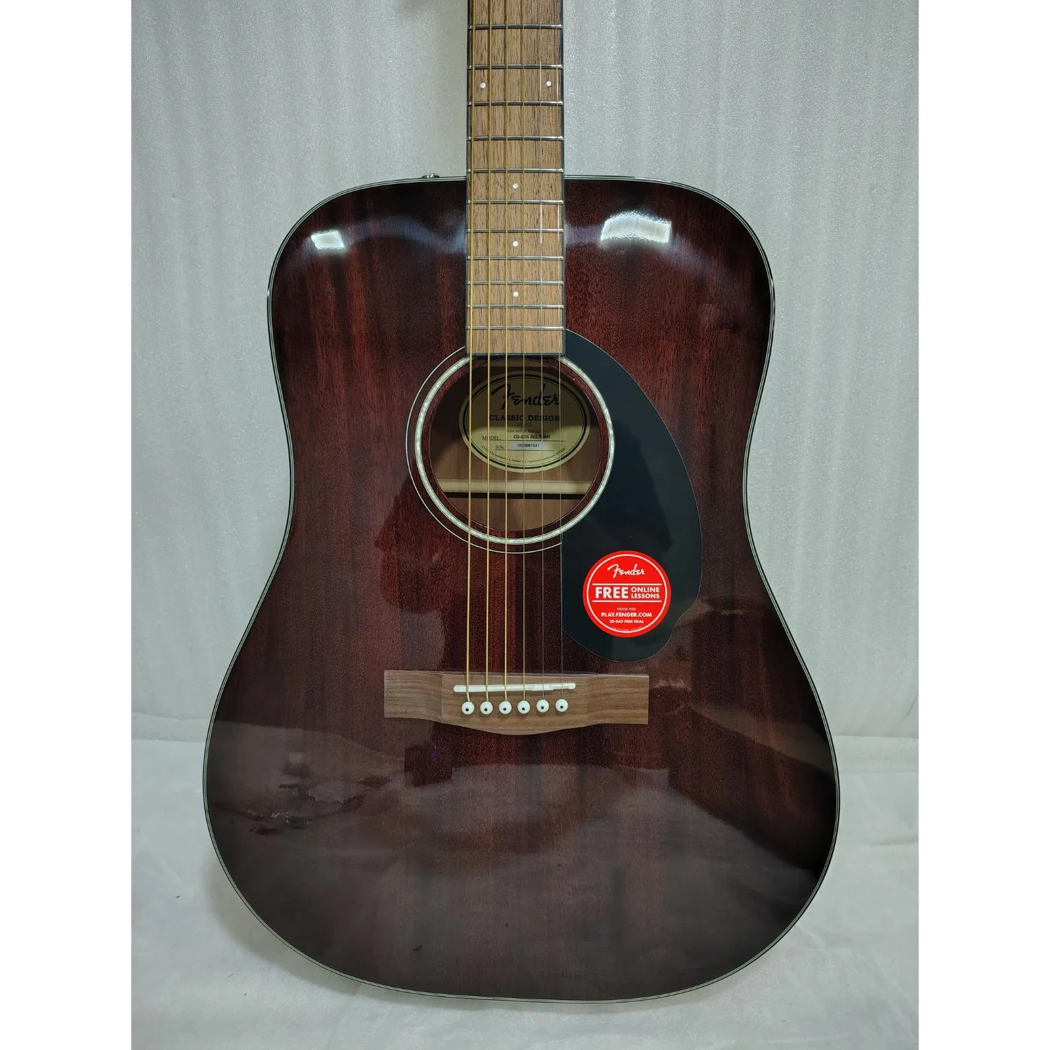 Fender CD 60S Dreadnought Acoustic Guitar All Mahogany - Open Box - Image 43
