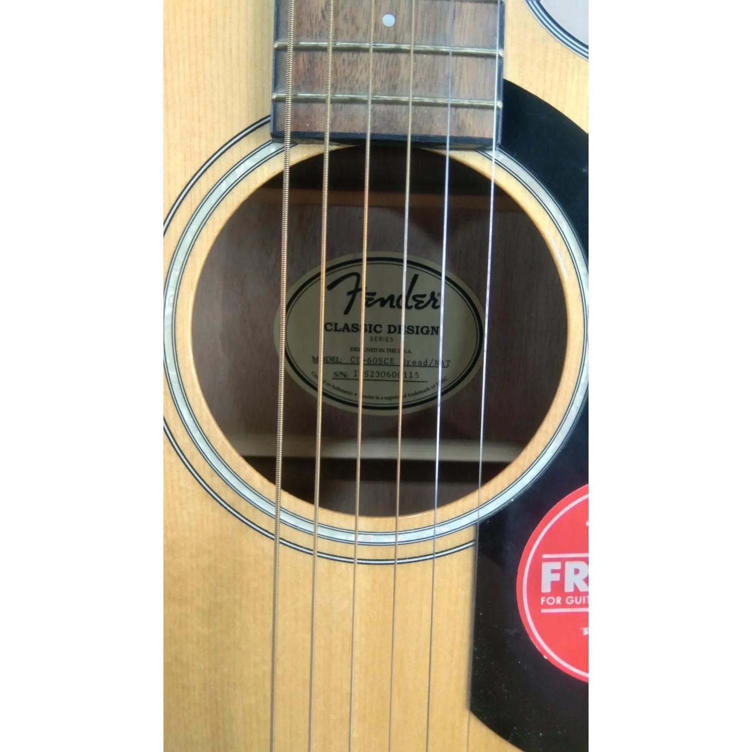 Fender CD-60SCE Dreadnought Electro-Acoustic Guitar - Open Box - Image 17