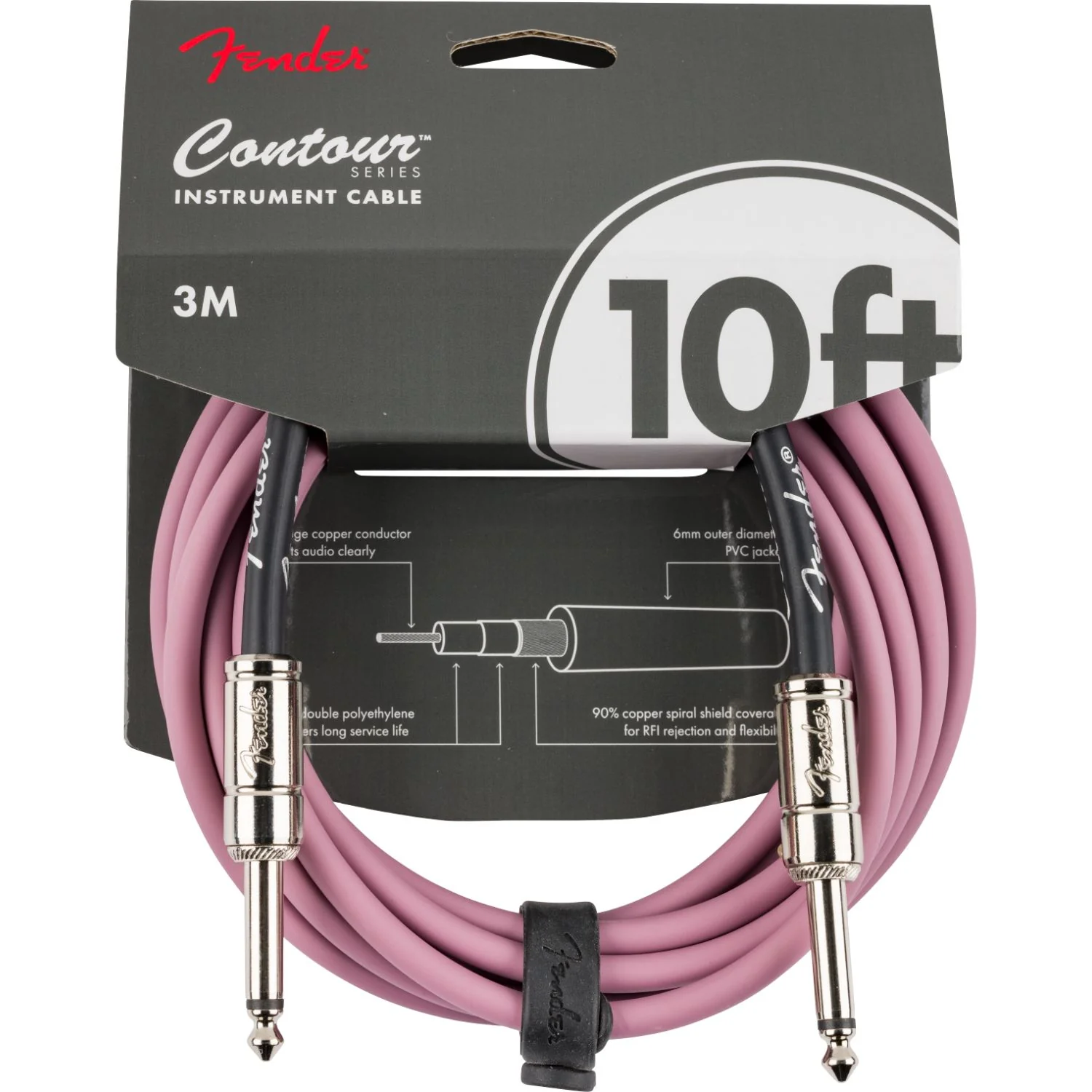 Fender Contour 10' Instrument Cable - Image 10