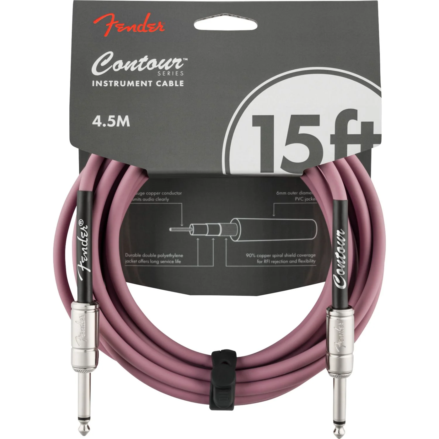 Fender Contour 15' Instrument Cable - Image 16