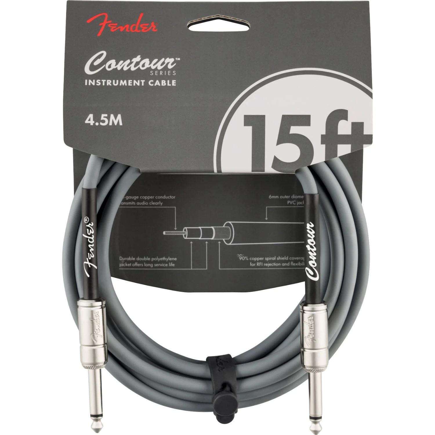 Fender Contour 15' Instrument Cable - Image 6