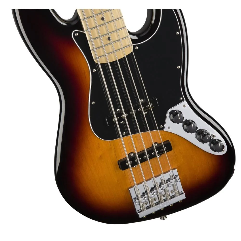 Fender Deluxe Active Jazz 5-String Bass Guitar - Maple - Image 4