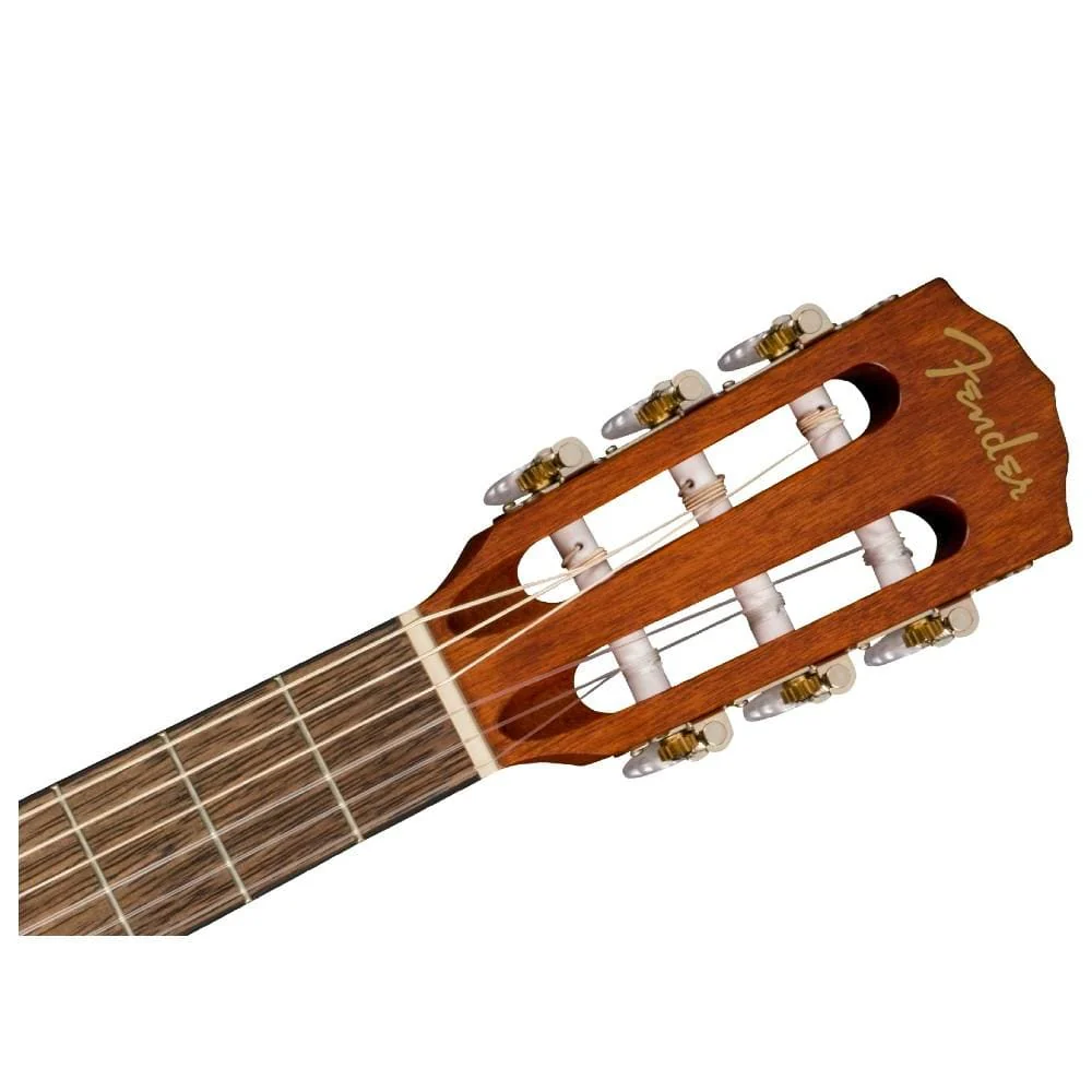 Fender ESC-80 6 String 3/4 Size Classical Guitar with Gig Bag - Satin Vintage Natural - Image 5