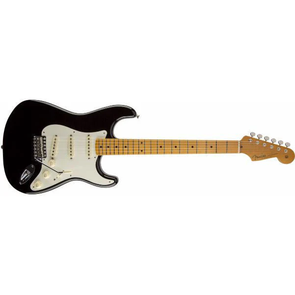 Fender Eric Johnson Stratocaster Electric Guitar, Maple Fingerboard, Black