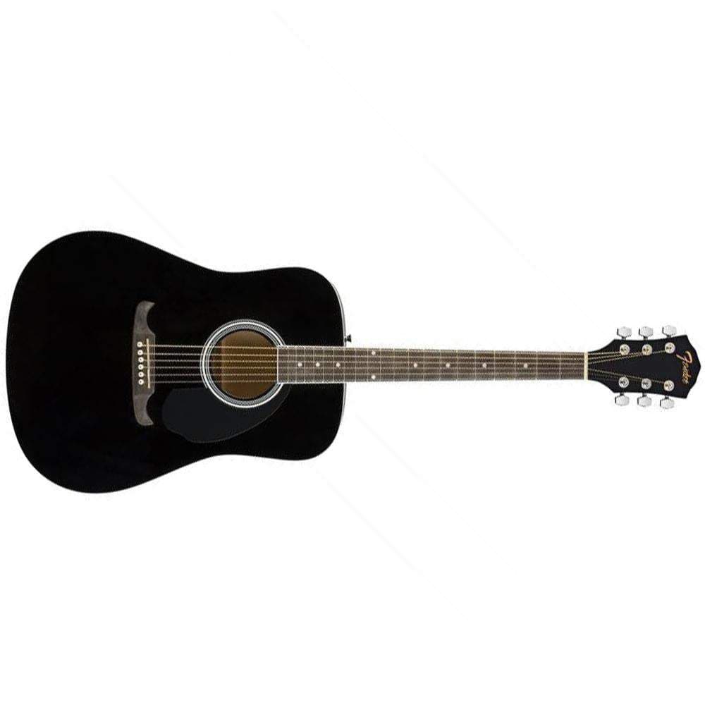 Fender FA-125 Dreadnought Acoustic Guitar - Black - Open Box
