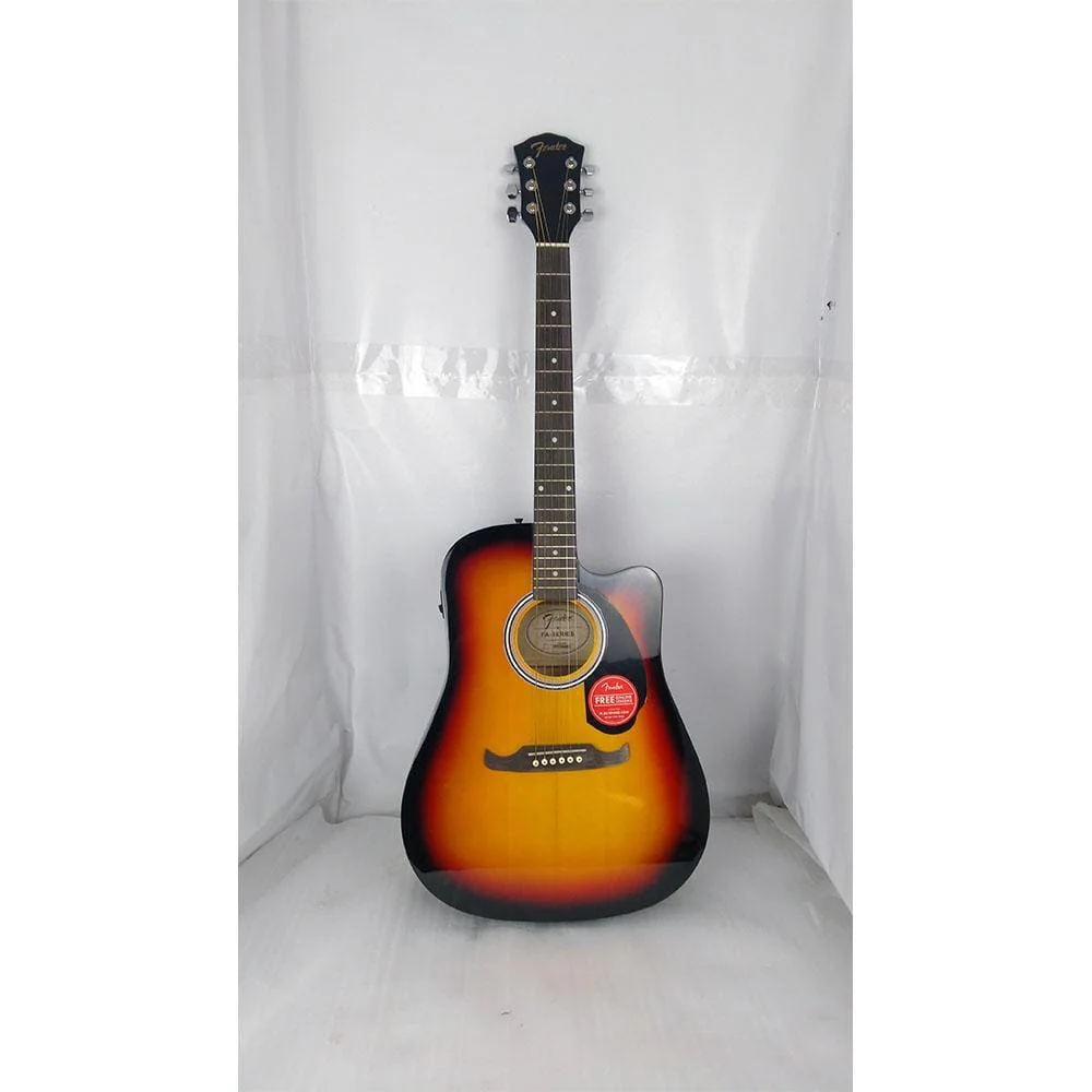 Fender FA-125CE Dreadnought Electro Acoustic Guitar - Sunburst - Open Box B Stock - Image 12