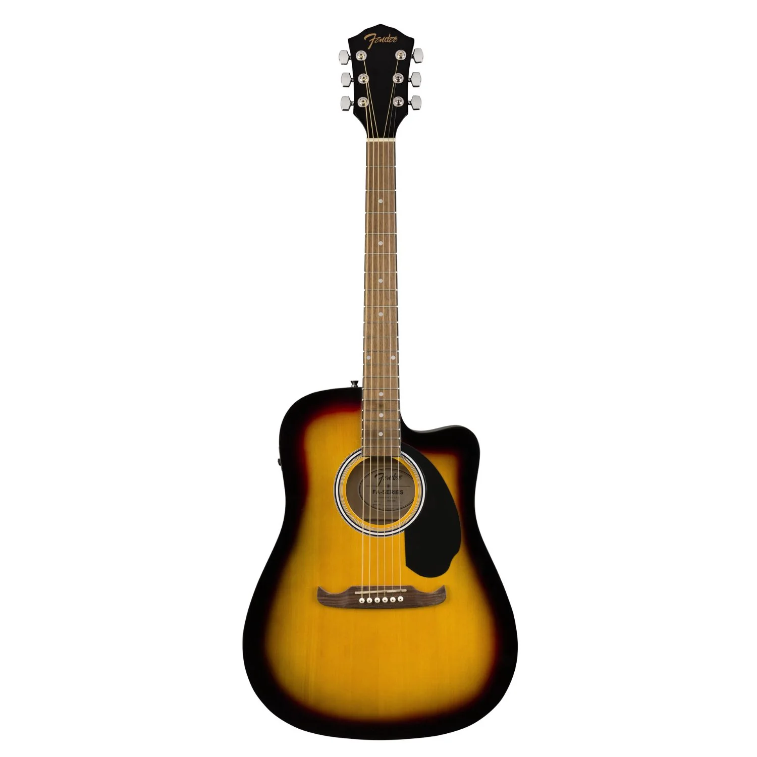 Fender FA-125CE Dreadnought Cutaway Electro Acoustic Guitar - Image 10