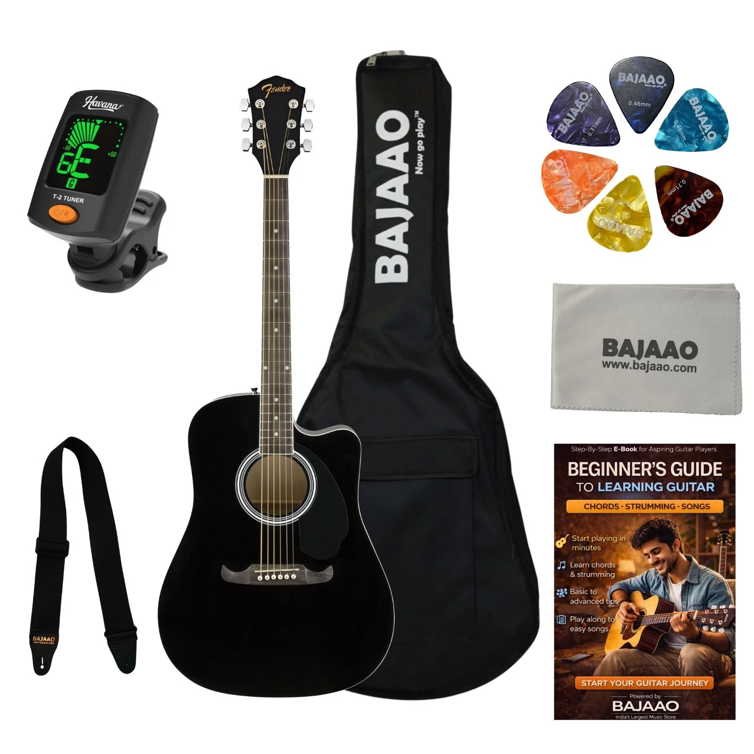 Fender FA-125CE Dreadnought Cutaway Electro Acoustic Guitar - Image 23