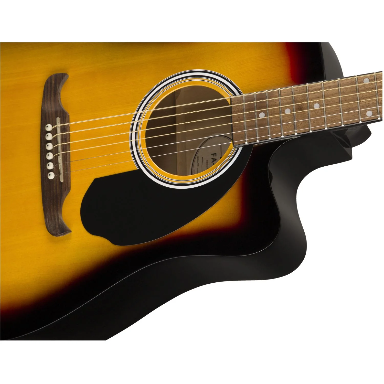 Fender FA-125CE Dreadnought Cutaway Electro Acoustic Guitar - Image 28