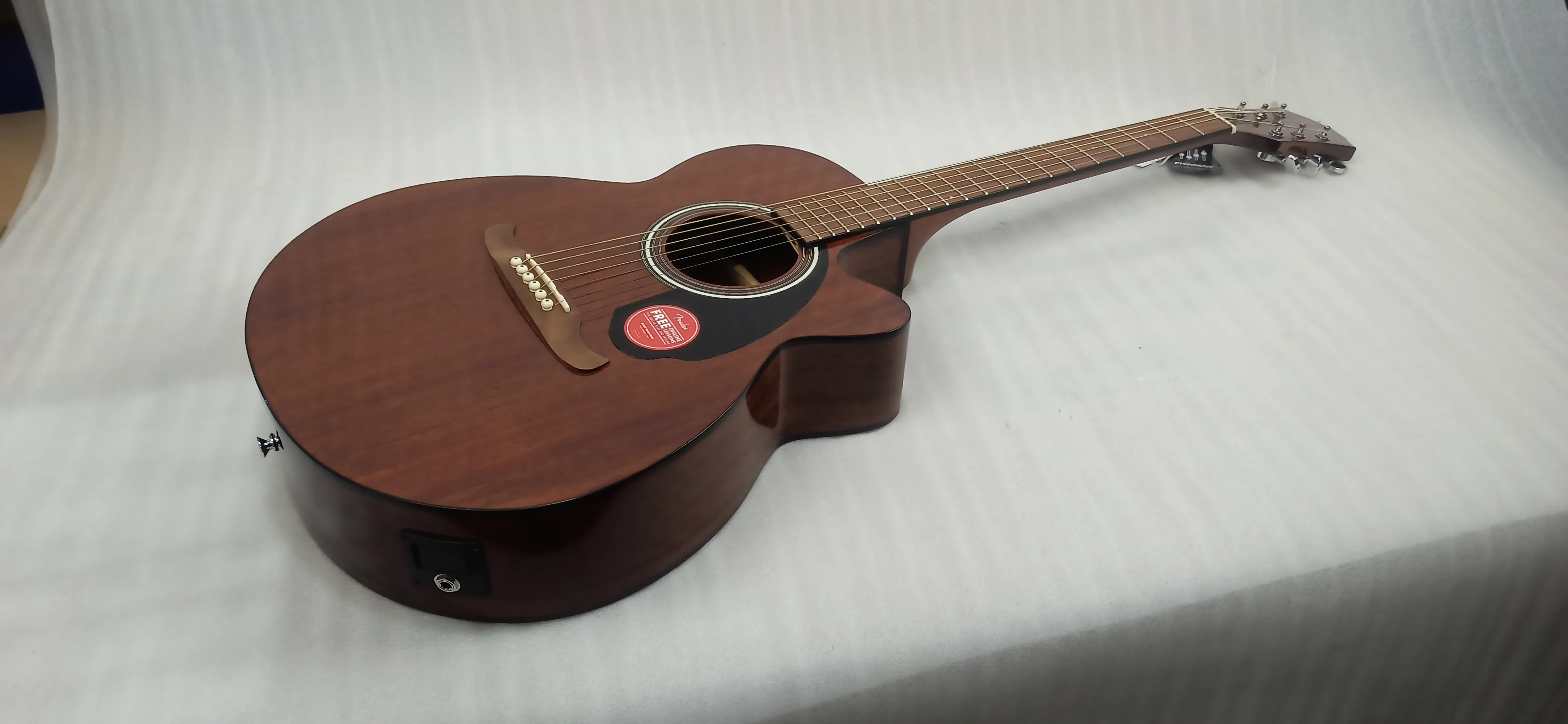 Fender FA-135CE Concert V2 Electro Acoustic Guitar - Natural Mahogany - Open Box - Image 23
