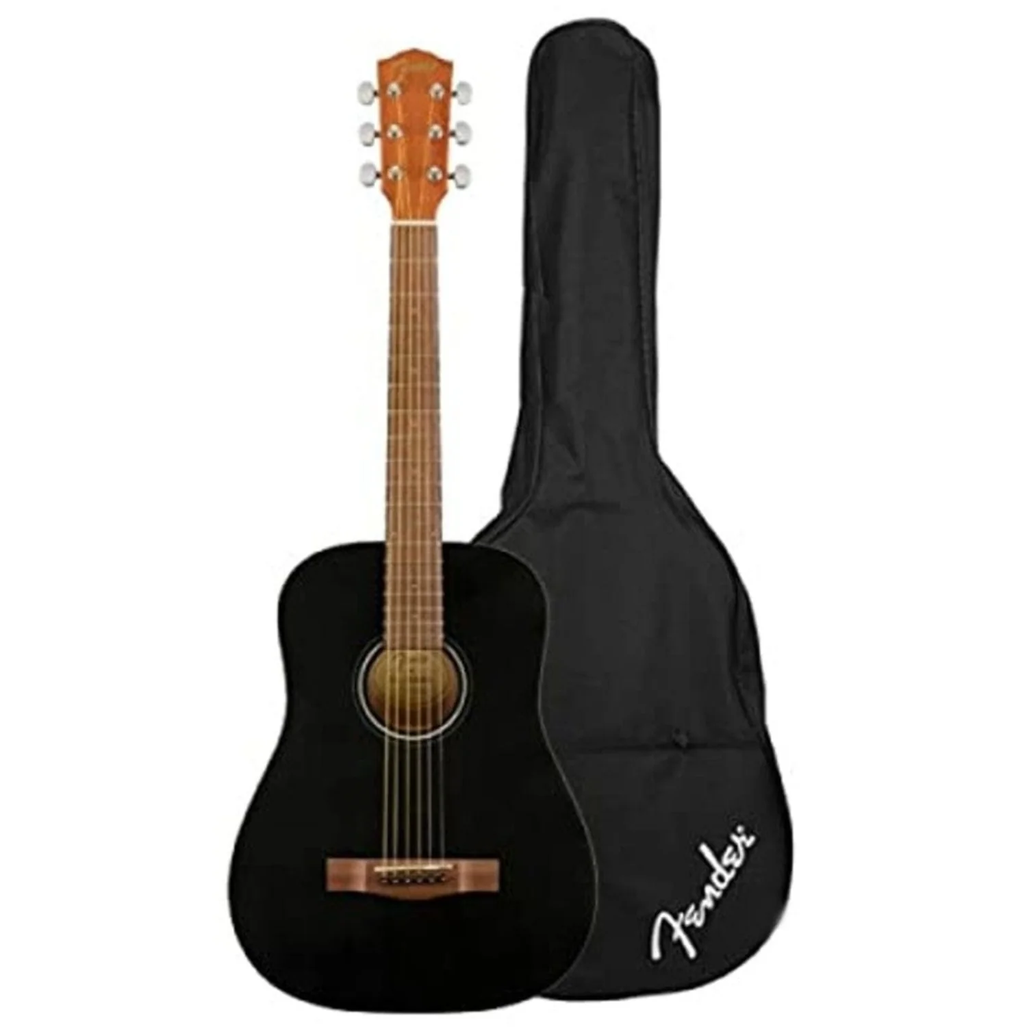 Fender FA-15 Steel 3/4 Acoustic Guitar with Gig Bag - Image 10