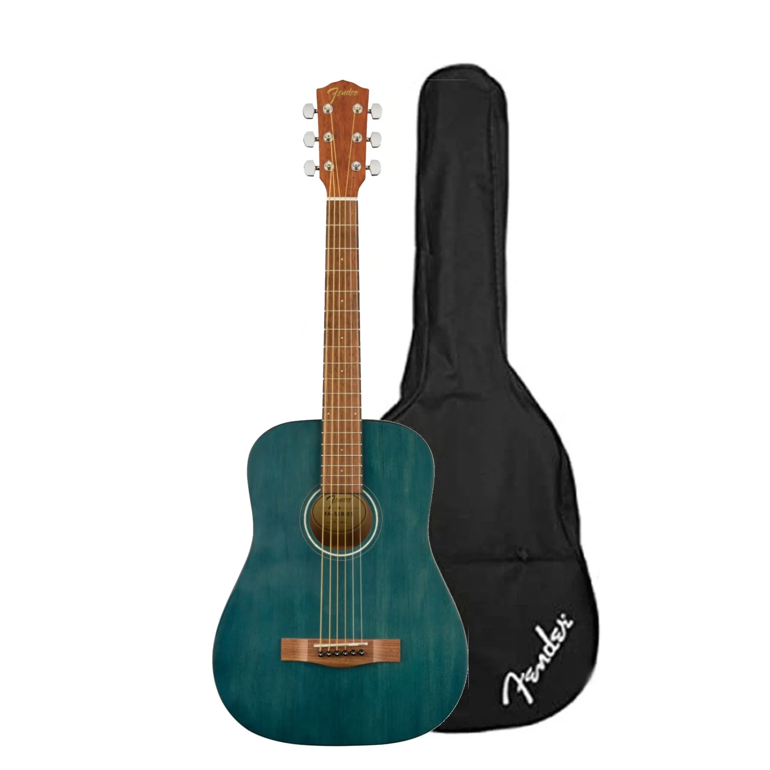 Fender FA-15 Steel 3/4 Acoustic Guitar with Gig Bag - Image 3