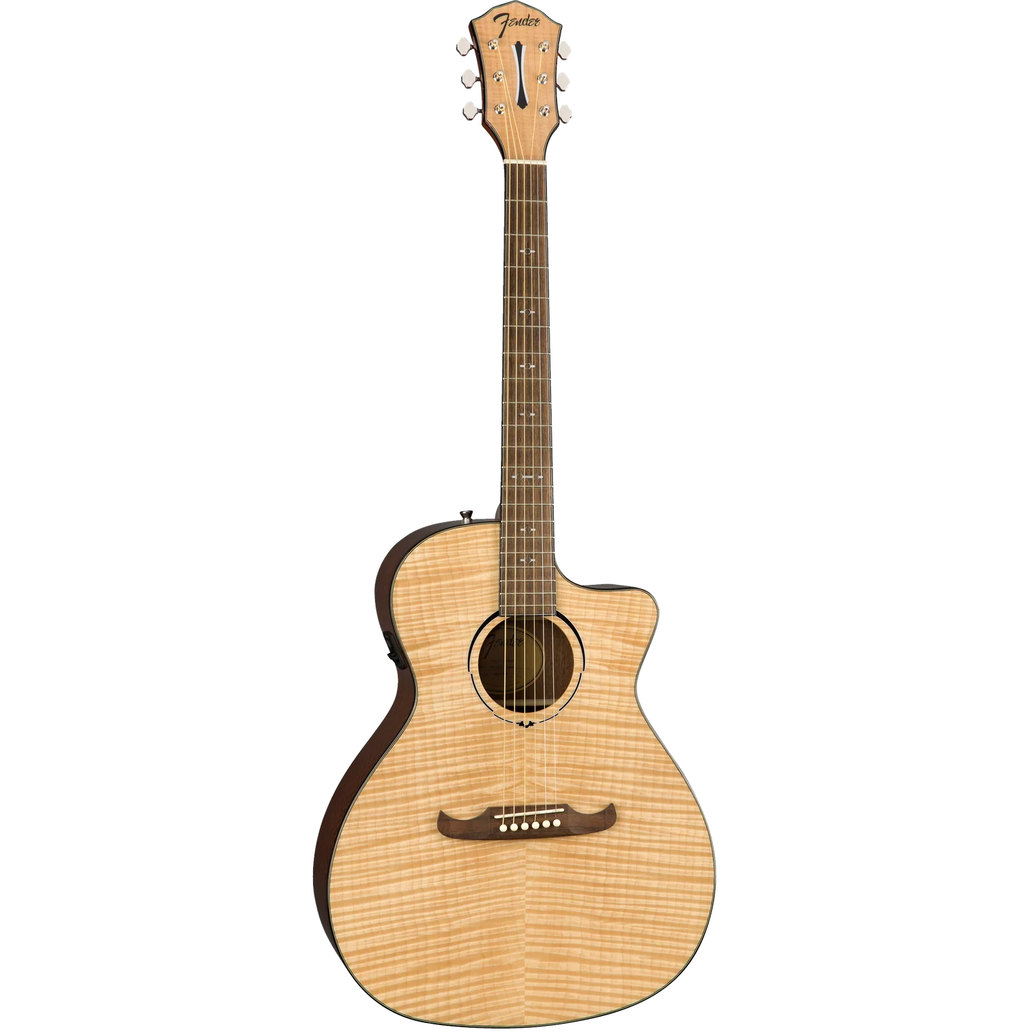 Fender FA-345CE Auditorium Electro Acoustic Guitar - Image 9