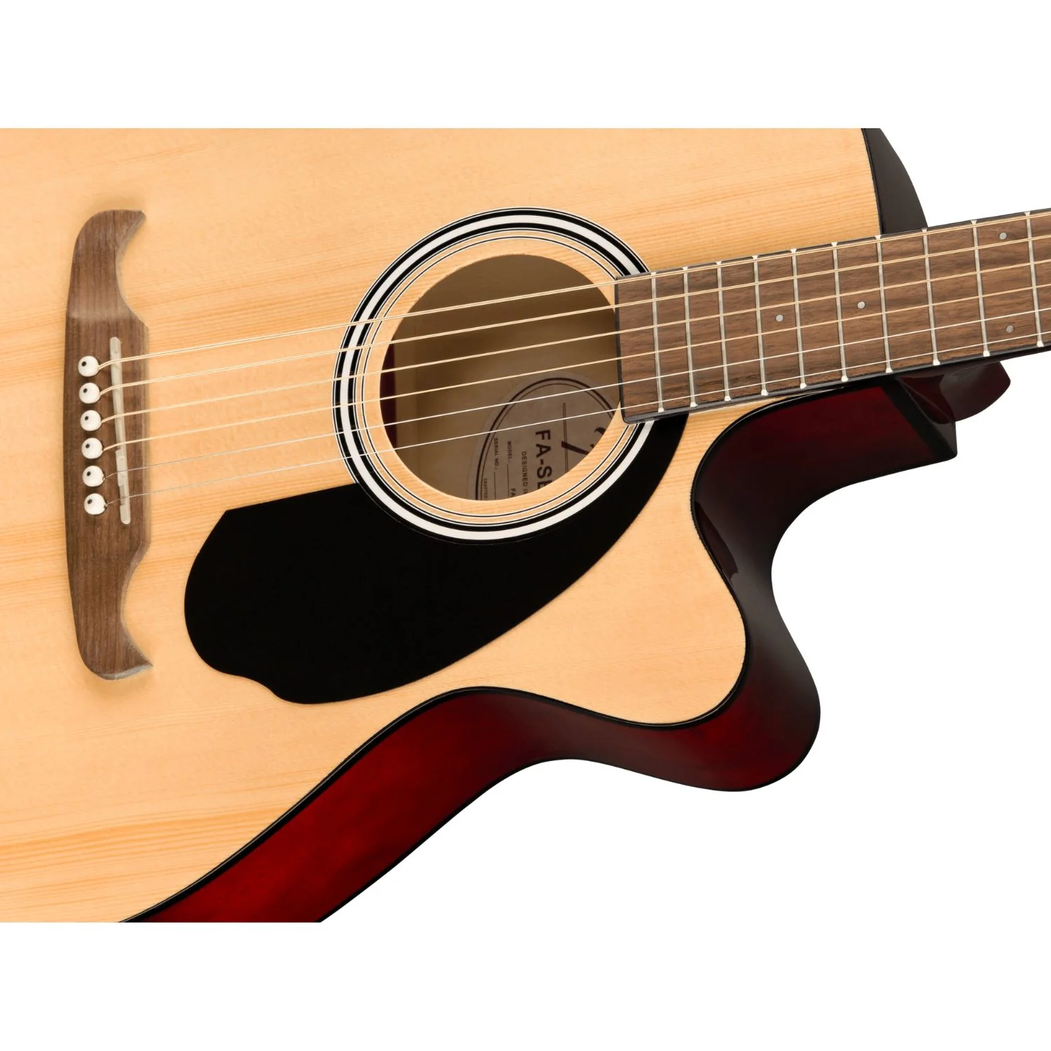 Fender FA Series FA-135CE V2 Concert Electro Acoustic Guitar - Image 3