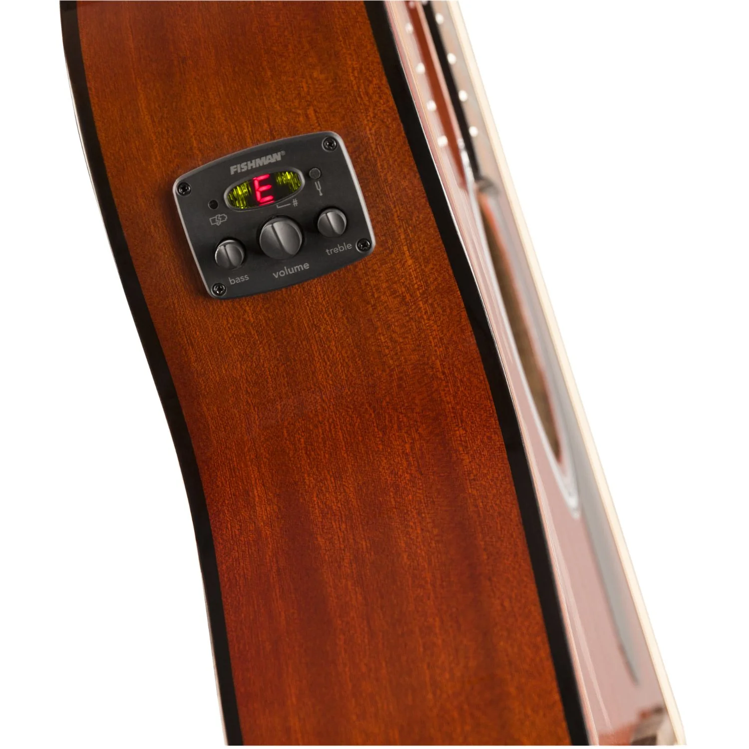 Fender FA-135CE Concert V2 Electro Acoustic Guitar - Natural Mahogany - Image 5