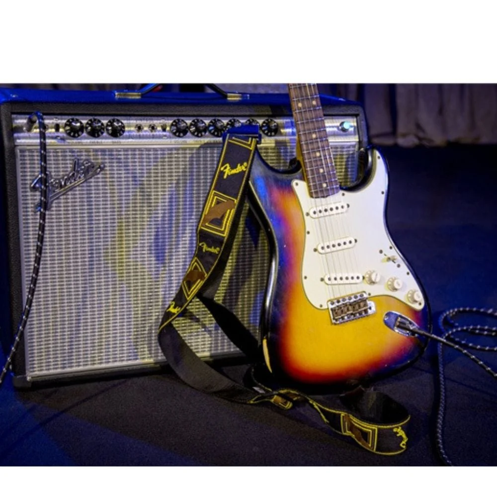 Fender Guitar Monogrammed Electric Guitar Strap - Image 2