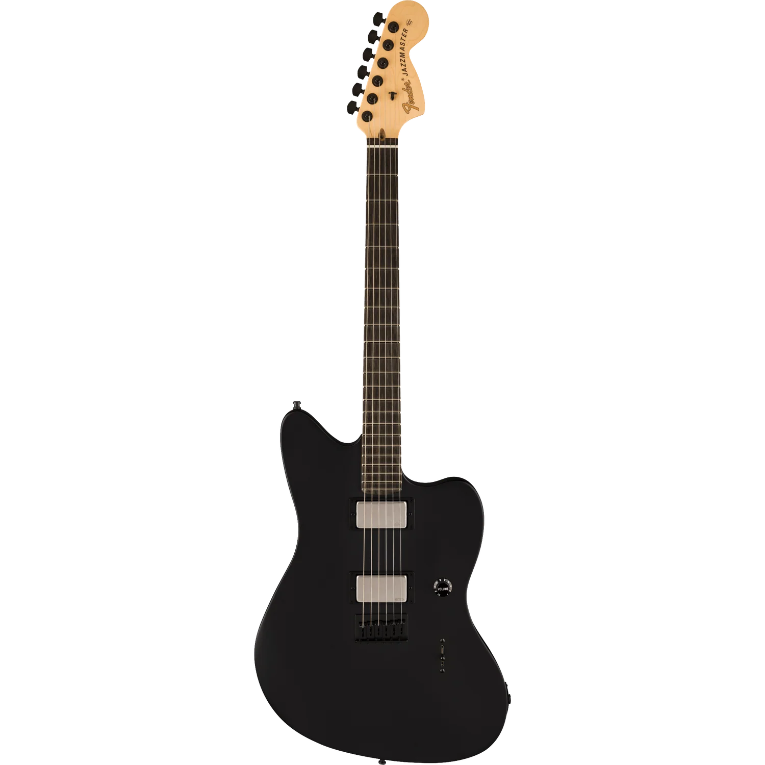 Fender Jim Root Jazzmaster Electric Guitar, Ebony Fingerboard, Flat Black