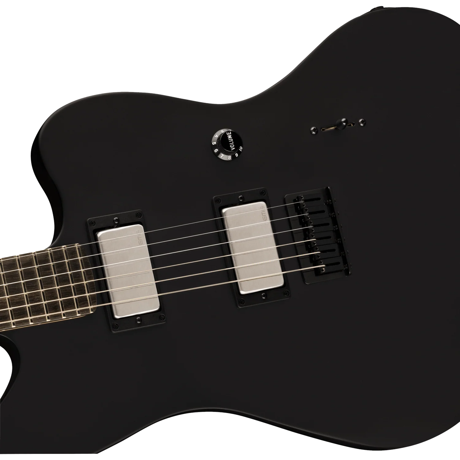 Fender Jim Root Jazzmaster Electric Guitar, Ebony Fingerboard, Flat Black - Image 2
