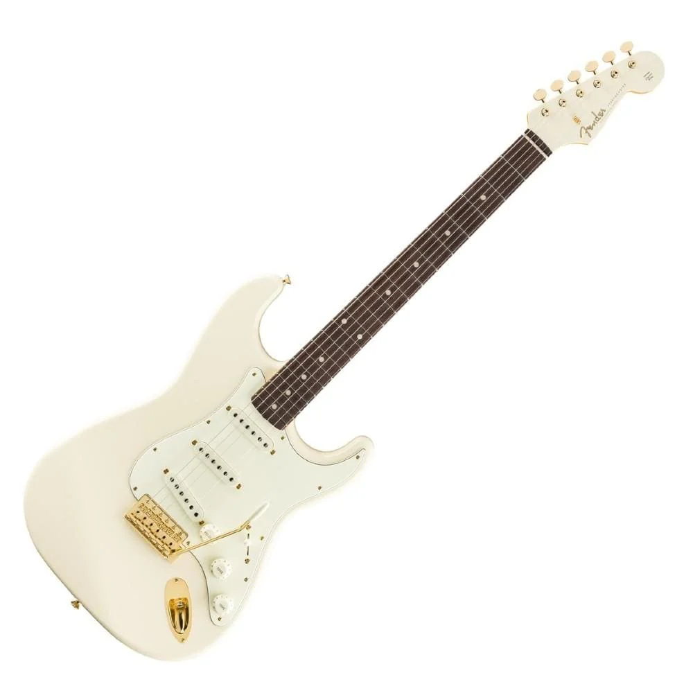 Fender Limited Daybreak Stratocaster RW Electric Guitar - Olympic White