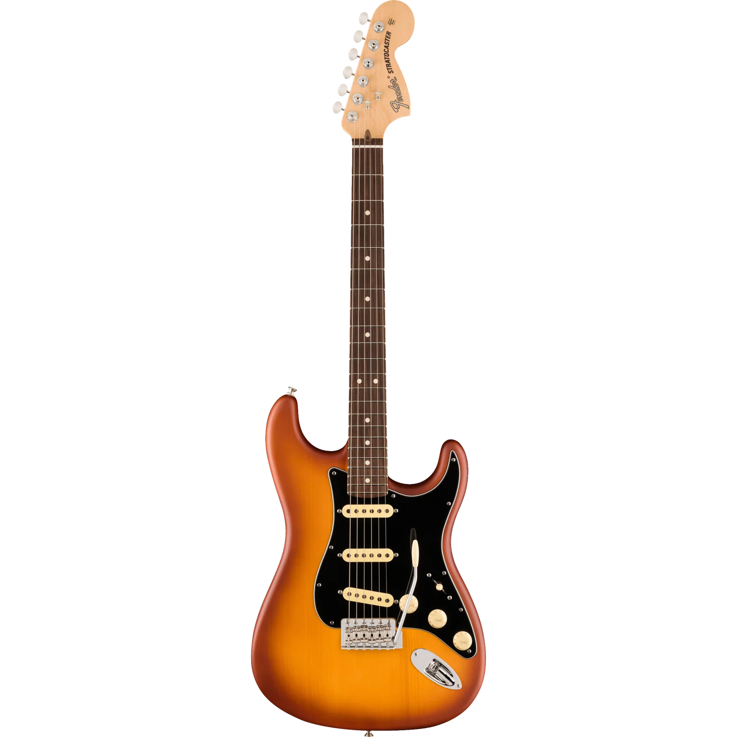 Fender Limited Edition American Performer Timber Stratocaster 6 String Electric Guitar - Image 7
