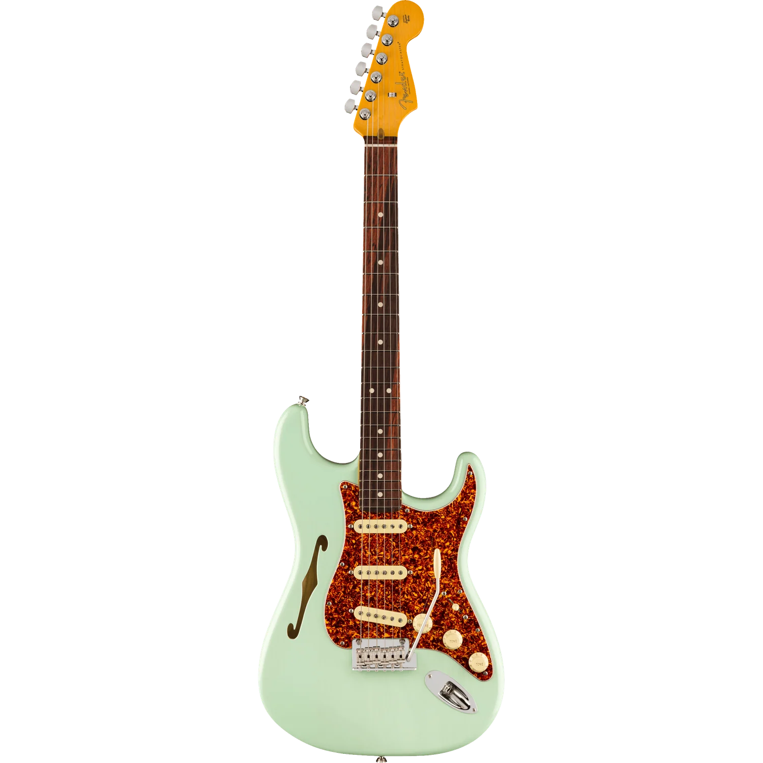 Fender Limited Edition American Professional II Stratocaster Thinline 6 String Electric Guitar