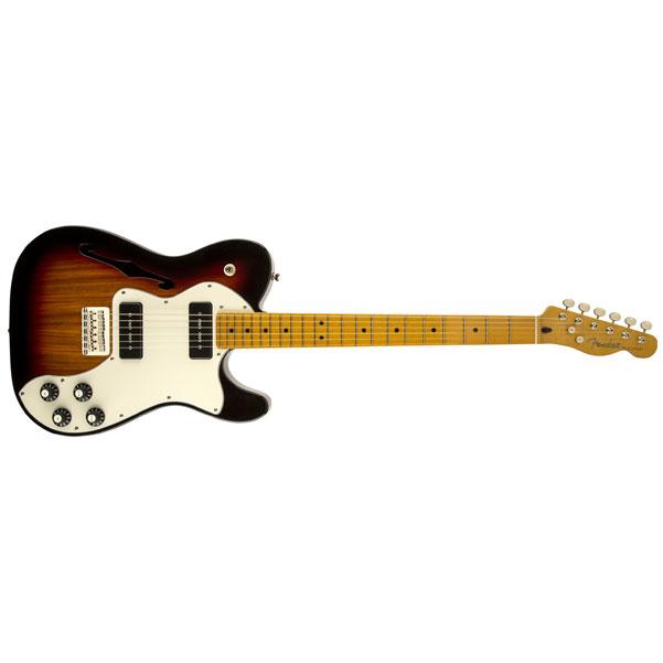 Fender Modern Player Telecaster Thinline Deluxe Electric Guitar - 2 Tone Sunburst
