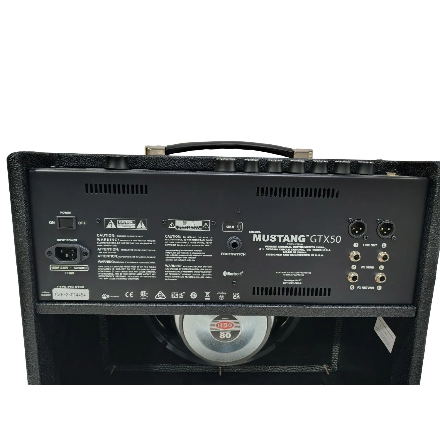 Fender Mustang Gtx 50 Watts Combo Guitar Amplifier - Image 4