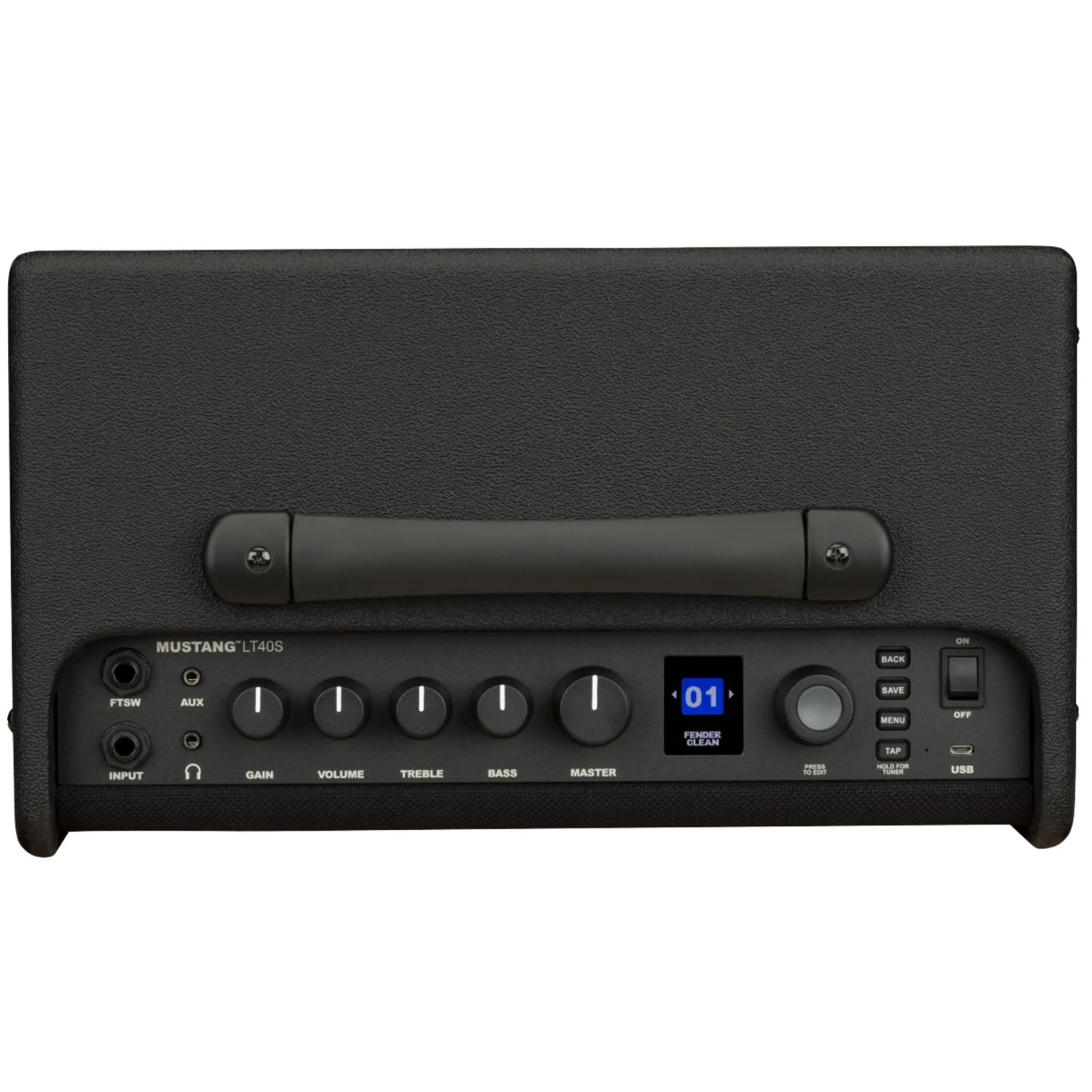 Fender Mustang LT40S 40 Watt Combo Guitar Amplifier with Cable, Polishing Cloth & E-Book - Image 4