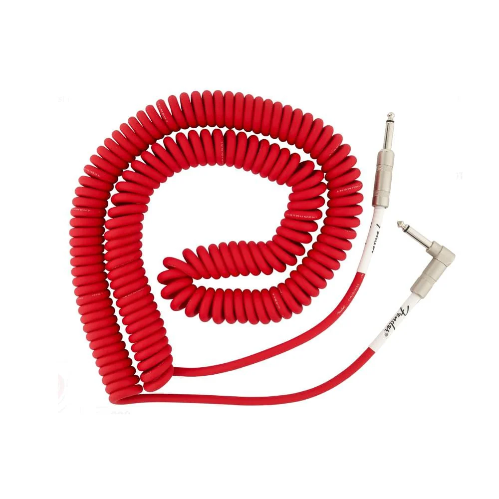 Fender Original Series 30 Feet Right Angle to Straight Coiled Cables