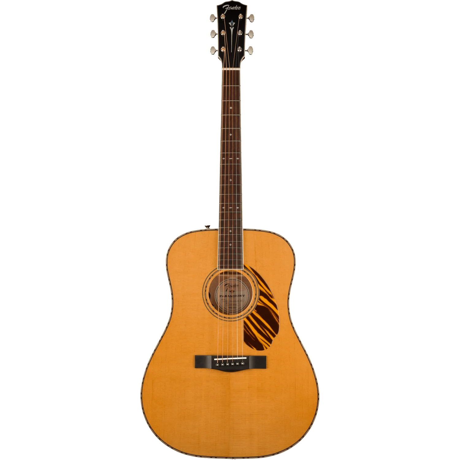 Fender PD 220E Dreadnought Electro Acoustic Guitar with Case - Image 10