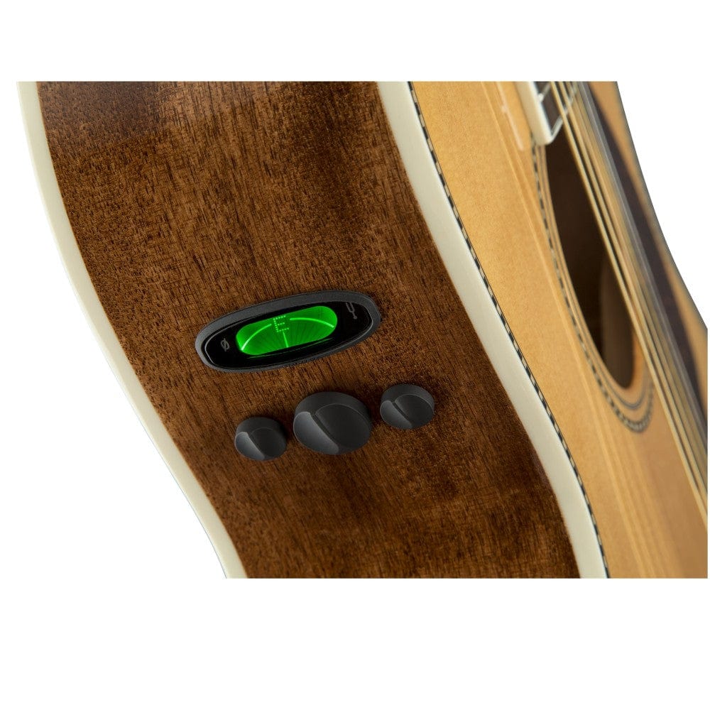 Fender PM 2E Standard Parlor Electro Acoustic Guitar with Case - Image 7