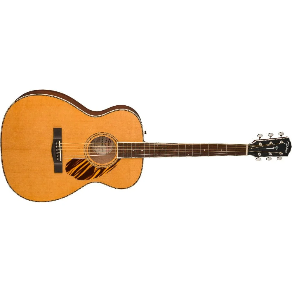 Fender PO 220E Orchestra Acoustic Guitar with Case - Image 16