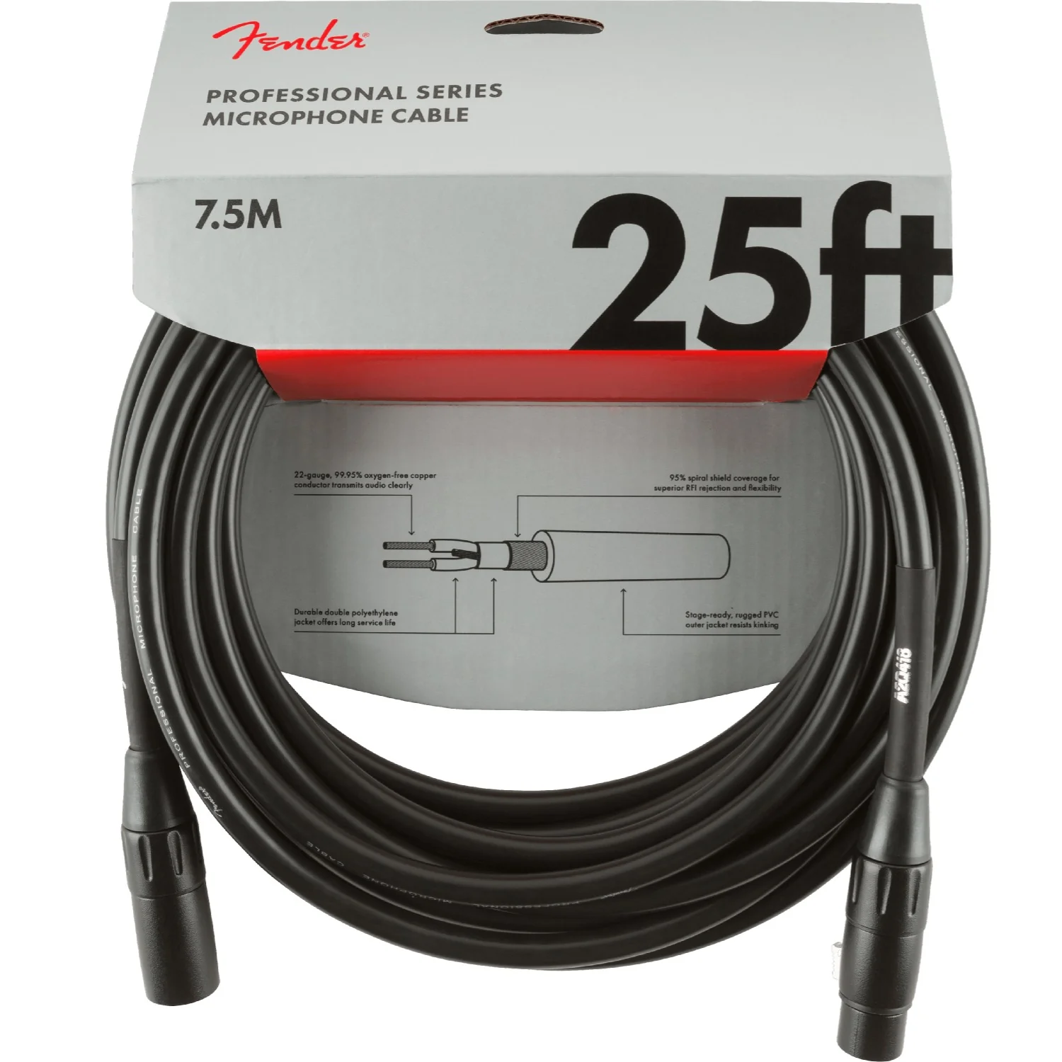 Fender Professional Series Microphone Cable - Image 12