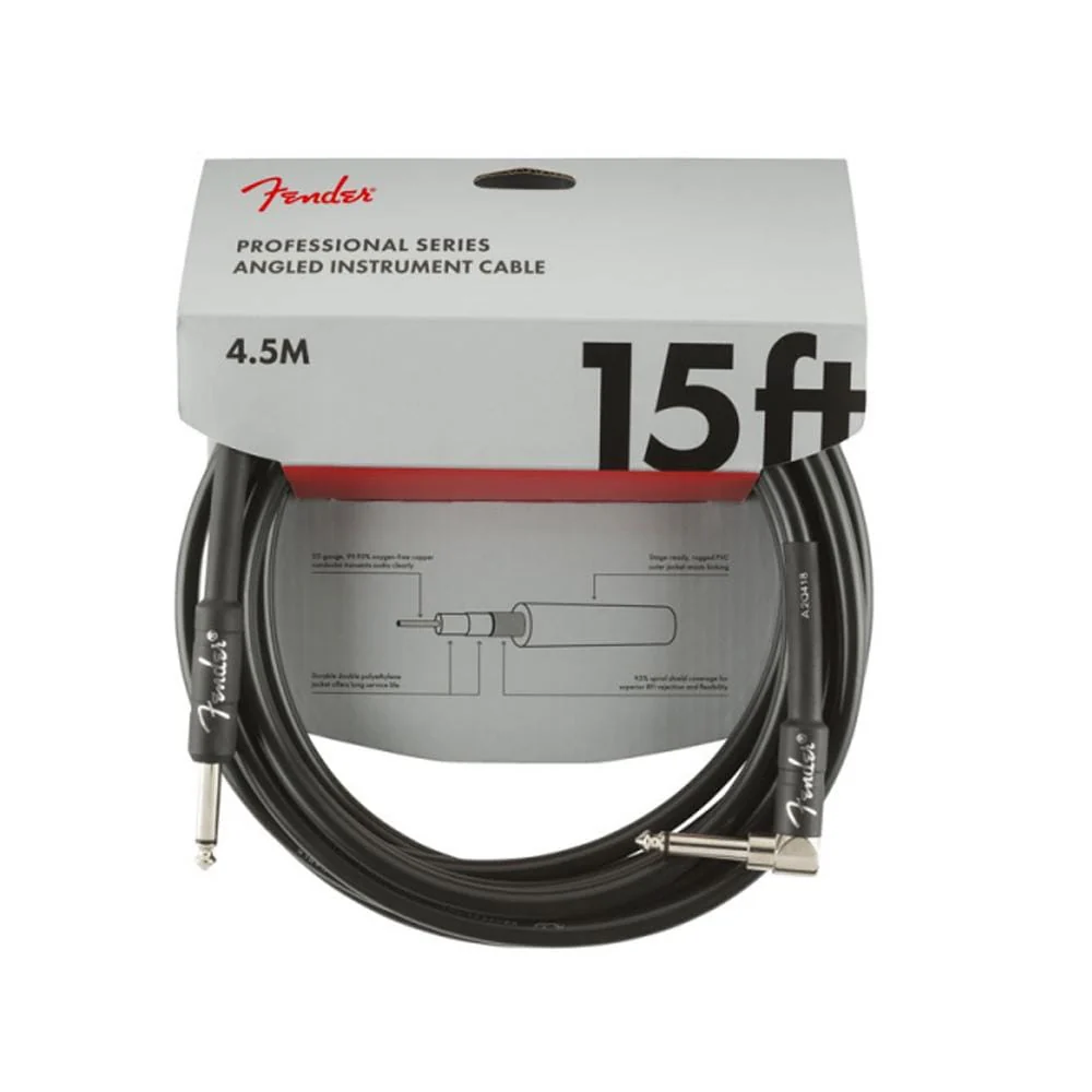 Fender Professional Series Straight to Right Angled Instrument Cable