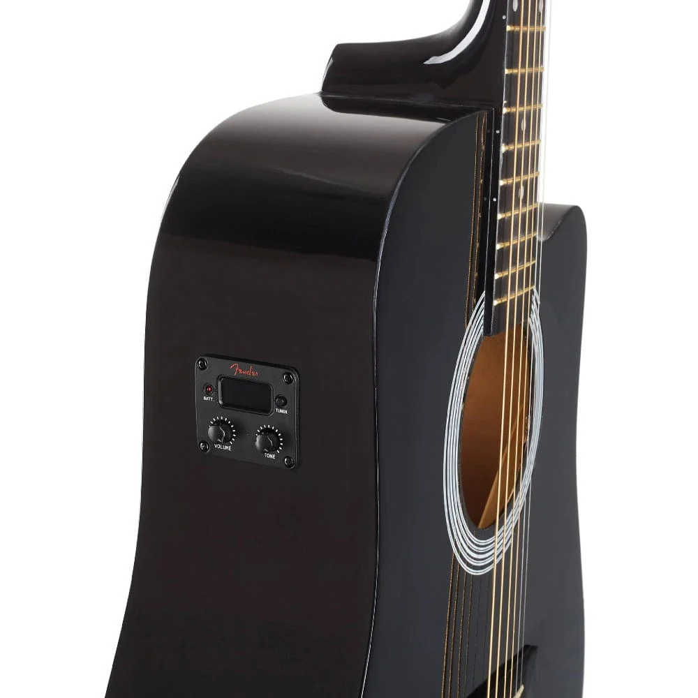 Fender Squier SA-105CE Cutaway Electro Acoustic Guitar - Image 9