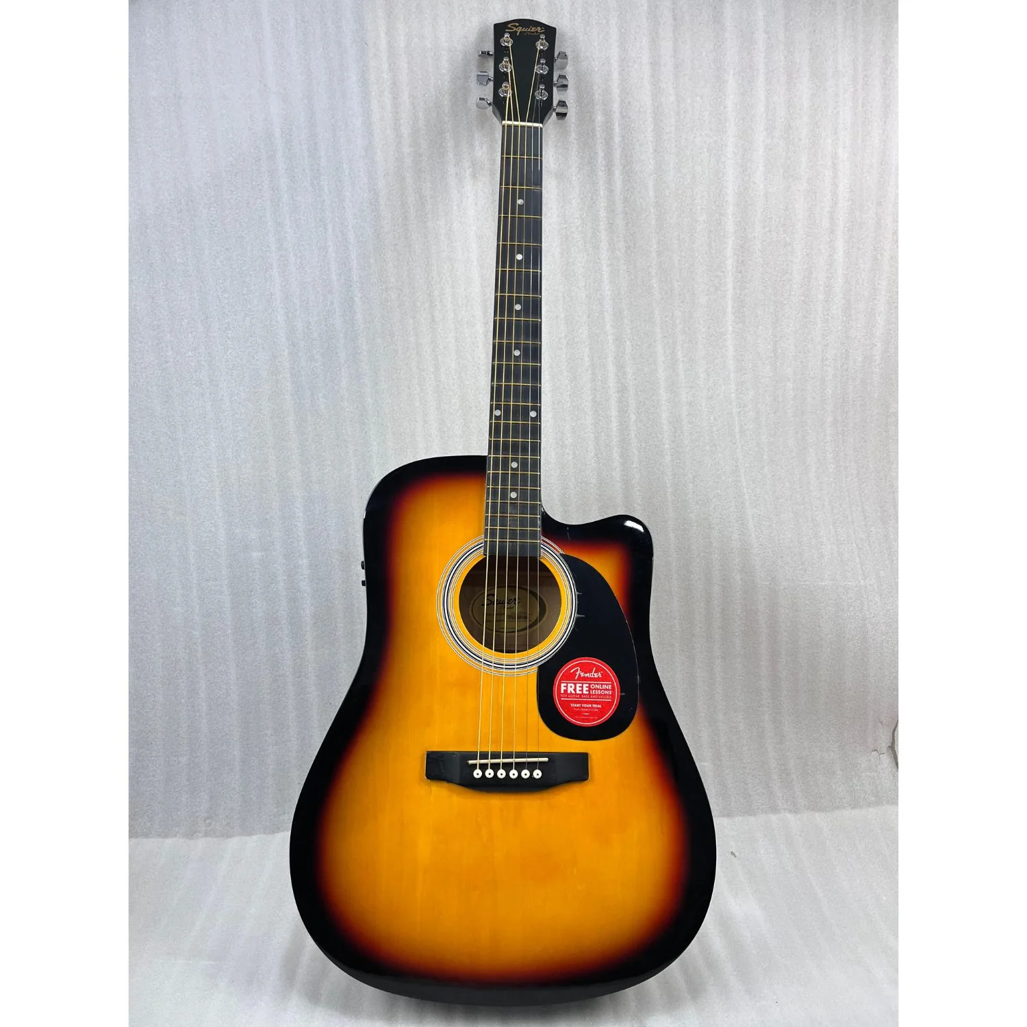 Fender SA105CE Electro - Acoustic Guitar - Sunburst - Open Box B Stock - Image 132