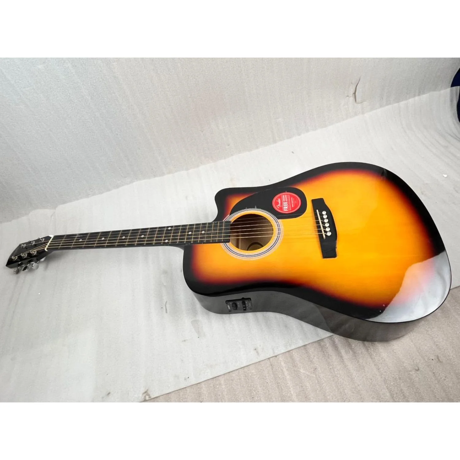 Fender SA105CE Electro - Acoustic Guitar - Sunburst - Open Box B Stock - Image 135