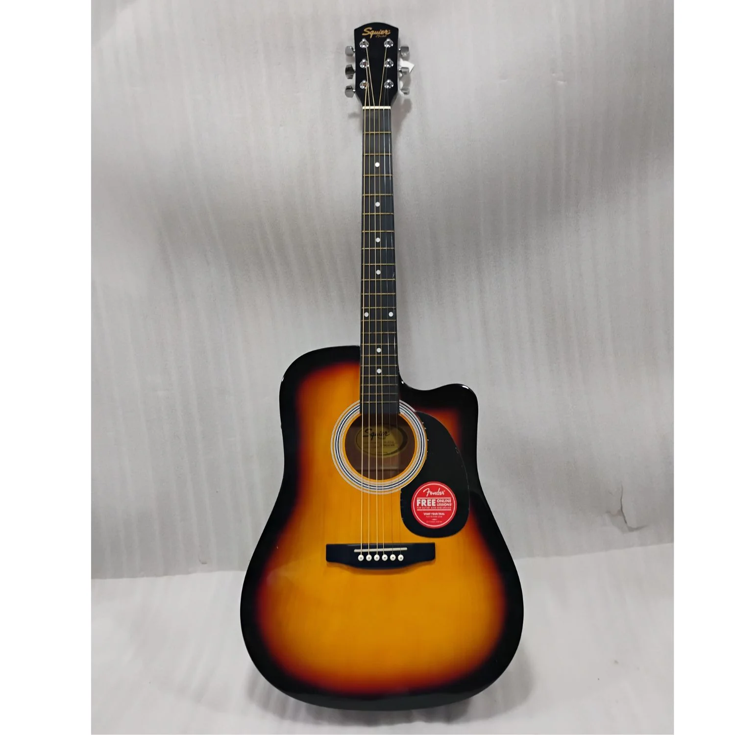Fender SA105CE Electro - Acoustic Guitar - Sunburst - Open Box B Stock - Image 137