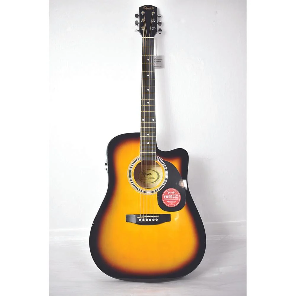 Fender SA105CE Electro - Acoustic Guitar - Sunburst - Open Box B Stock - Image 38