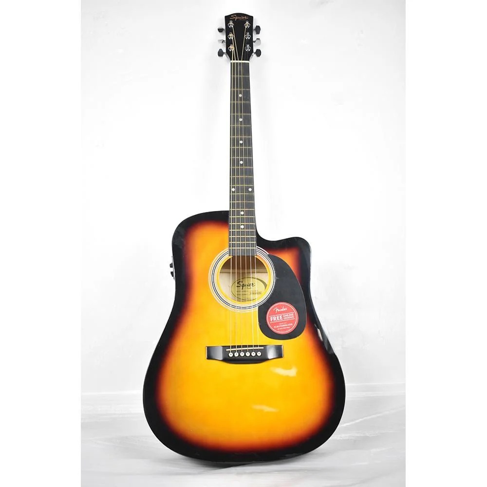 Fender SA105CE Electro - Acoustic Guitar - Sunburst - Open Box B Stock - Image 41