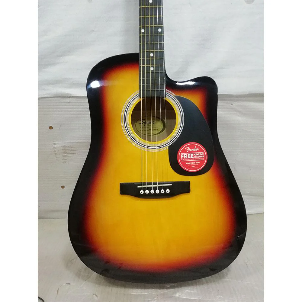 Fender SA105CE Electro - Acoustic Guitar - Sunburst - Open Box B Stock - Image 76
