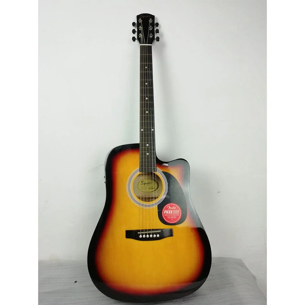 Fender SA105CE Electro - Acoustic Guitar - Sunburst - Open Box B Stock - Image 84