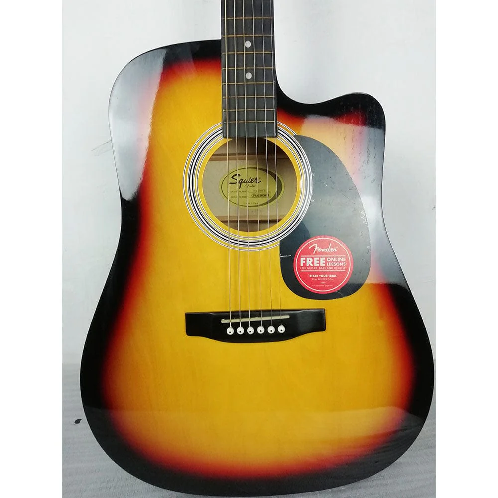 Fender SA105CE Electro - Acoustic Guitar - Sunburst - Open Box B Stock - Image 86