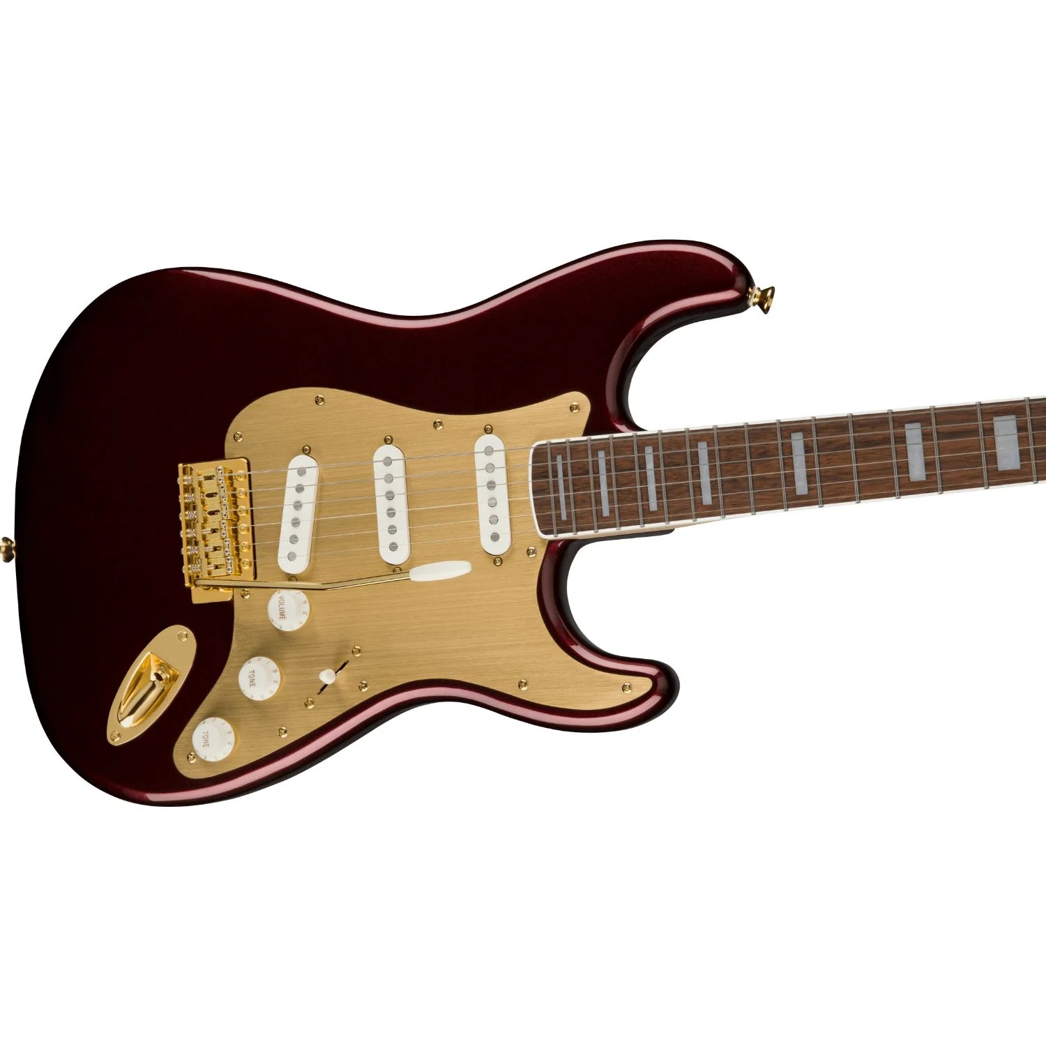 Fender Squier 40th Anniversary Stratocaster Gold Edition Electric Guitar - Image 39
