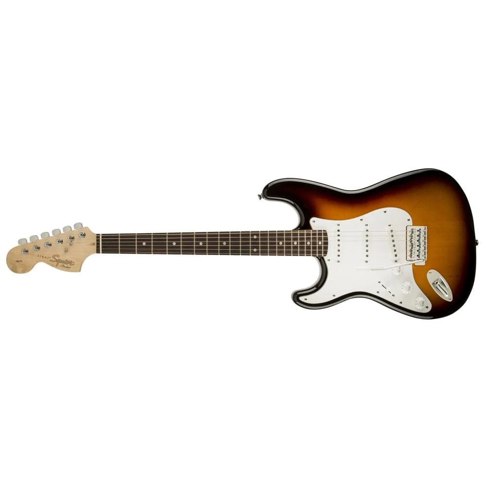 Fender Squier Affinity Series Left-Handed Stratocaster Electric Guitar - Brown Sunburst