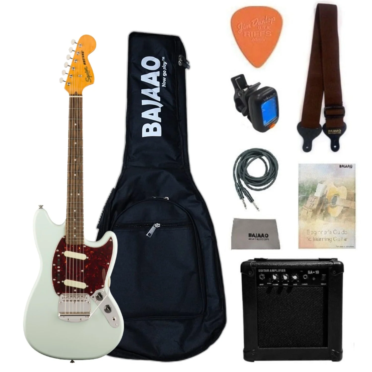 Fender Squier Classic Vibe '60s Mustang 6 String Electric Guitar - Image 5