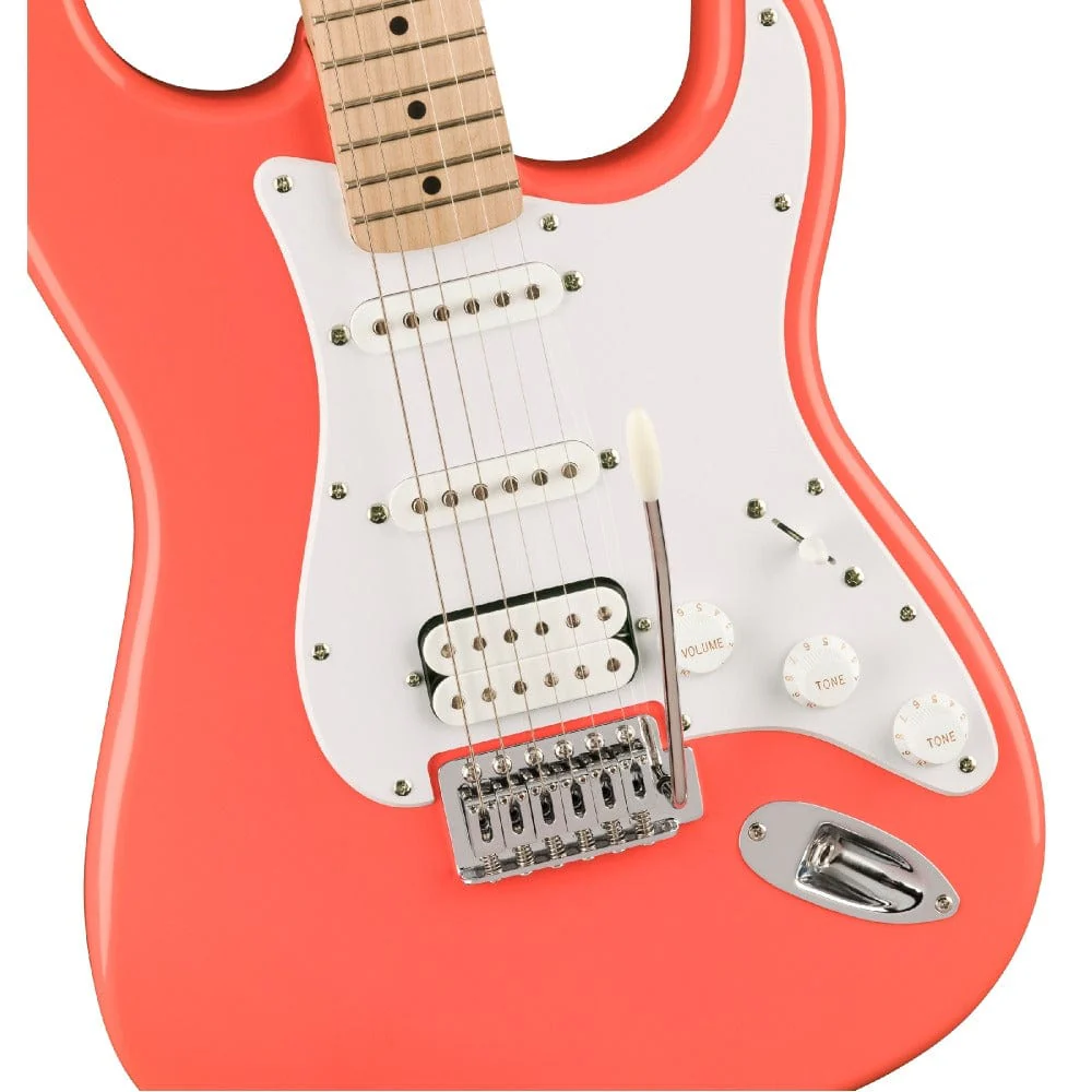 Fender Squier Sonic Stratocaster Electric Guitar Bundle With Gigbag, Polishing Cloth, Picks, Strap, Tuner & Ebook - Image 34