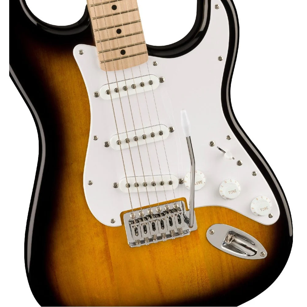 Fender Squier Sonic Stratocaster Electric Guitar Pro Bundle with Amplifier, Gigbag, Tuner, Strap, Picks, Cable, Polishing Cloth & Ebook - Image 16